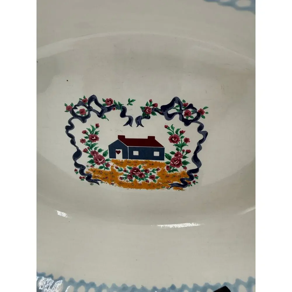 1990's Teamson Stoneware Casserole Dish